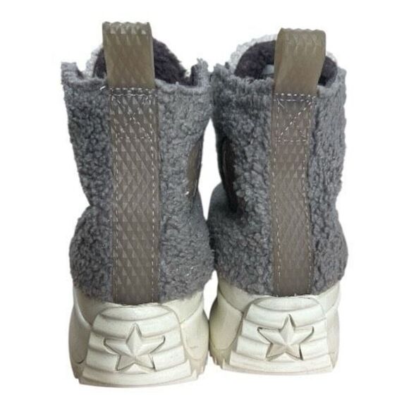 Converse Run Star Hike High Grey Sherpa Vapor Mauve Shoes 172202C Size M/8 W/9.5 - Picture 6 of 11